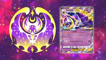pokemon tcg pocket guardianes celestiales lunala ex