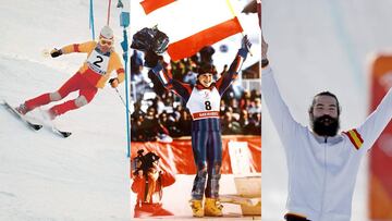 Paquito Fern&aacute;ndez Ochoa, Blanca Fern&aacute;ndez Ochoa y Regino Hern&aacute;ndez, los tres espa&ntilde;oles que han logrado medalla en los Juegos Ol&iacute;mpicos de Invierno.