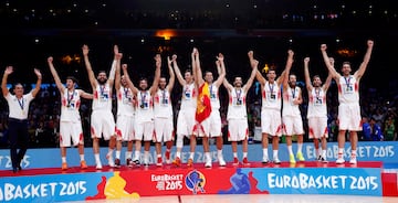 España, campeona del Eurobasket 2015.