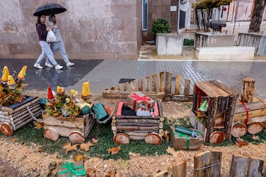 Situación de alerta roja por lluvias extremas por el paso de la borrasca Emilia, en el Barranco del Poyo a su paso por Picanya.