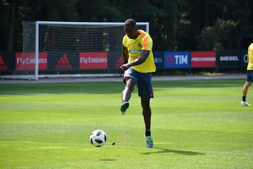 Día 14 en Milanello: Farid Díaz se unió a la Selección Colombia