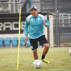 Juanfer Quintero vuelve a entrenamientos en Racing