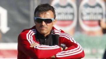 Luis Enrique, entrenador del Celta.