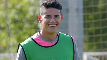 James Rodríguez vuelve a los entrenamientos con Rayo Vallecano luego del susto