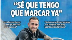 Paco Alcácer promete goles y la prensa espera por él