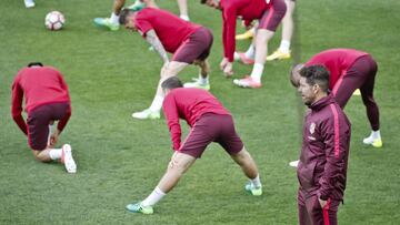 Simeone tiene 14 jugadores de campo para jugar ante el Athletic