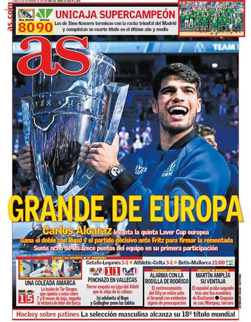 Las portadas de AS de septiembre