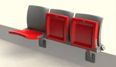 Mira cómo serán los asientos en el nuevo estadio del Atlético...