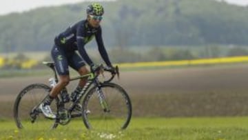 Nairo Quintana se prob&oacute; en la monta&ntilde;a del Tour de Romand&iacute;a.