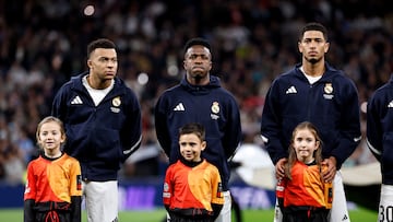 20/01/26 PARTIDO JORNADA 7 CHAMPIONS LEAGUE
REAL MADRID - MONACO
FORMACION KYLIAN MBAPPE VINICIUS JR JUDE BELLINGHAM