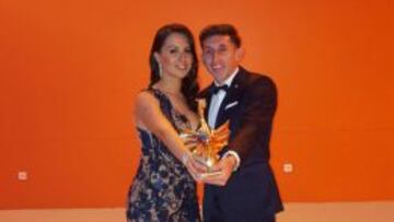 El mexicano recibió la distinción por el Futbolista del Año.