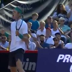 El punto que le dio a Jarry el mejor triunfo de su carrera