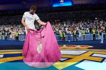 El que puede convertirse en nuevo integrante de los ¡®One Club Man¡¯ en el Real Madrid. Nacho Fern¨¢ndez tan solo ha podido disputar algo m¨¢s de una hora de juego en la Decimotercera, cuando tiene que entrar en el lugar del lesionado Dani Carvajal.