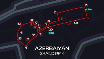 GP de Azerbaiyán de F1: TV, horarios y dónde ver las carreras en Bakú en directo online