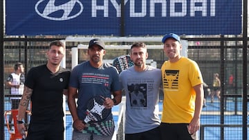 Ex cracks de la Roja se desafiaron en torneo de pádel: “Es extraño y lindo jugar con amigos”