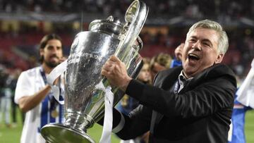 Ancelotti led Real Madrid to Champions League success in 2013/14.