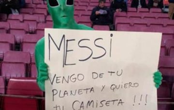 Cuando los extraterrestres vienen a verte desde su planeta, seguramente eres un crack. 