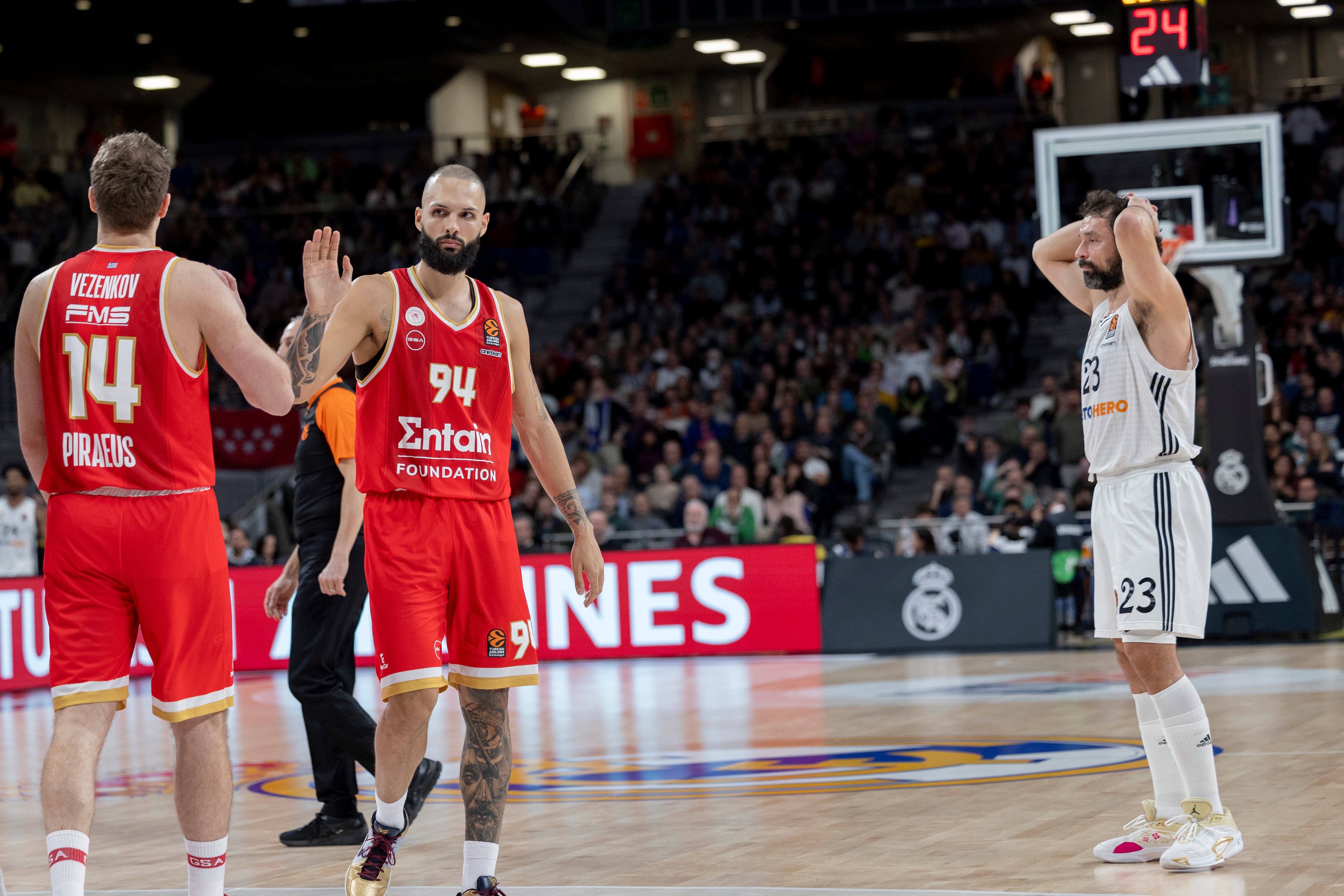 Olympiacos-Real Madrid, un duelo con cuentas pendientes
