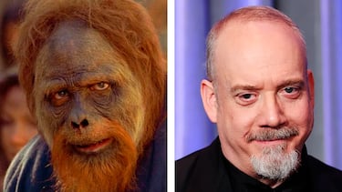 Los protagonistas de la película 'El planeta de los simios' de 2001 Tim Burton Mark Wahlberg