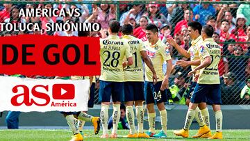 Los duelos América vs Toluca son sinónimo de goles