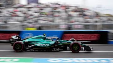 Suzuka (Japan), 05/04/2024.- Aston Martin driver Fernando Alonso of Spain drives on the pit lane during the first practice session for the Formula 1 Japanese Grand Prix at the Suzuka International Racing Course in Suzuka, Japan, 05 April 2024. The 2024 Formula 1 Japanese Grand Prix will be held on 07 April. (Fórmula Uno, Japón, España) EFE/EPA/FRANCK ROBICHON
