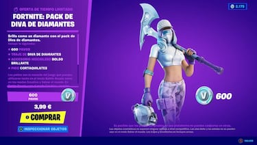 Skin Diva de Diamantes en Fortnite ya disponible: precio y contenidos