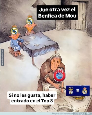 Los mejores memes de la ida del playoff a octavos de la Champions