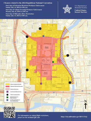 What new security measures are being implemented for RNC convention?