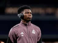 Tchouameni, con el Real Madrid.