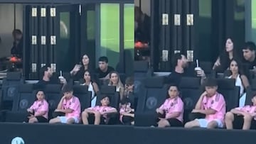 El rechazo de una aficionada al mate de Messi mientras veía a Inter Miami