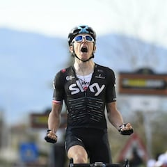 Un Thomas brillante sorprende a Sagan en Pomarance