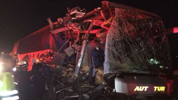 Autobús de la filial del Veracruz sufre terrible accidente