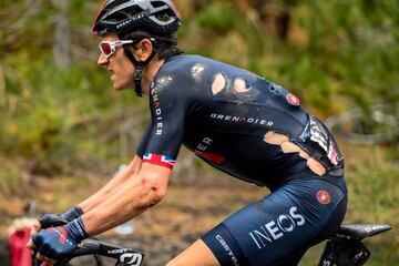 El ciclista britanico del Ineos Grenadiers tuvo su última presentación en el Tour de Los Alpes Maritimos, en la que terminó en la casilla 26.