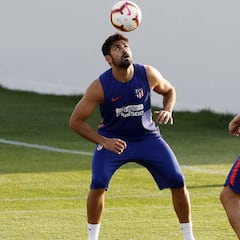 Diego Costa se entrena sin problemas en el Cerro