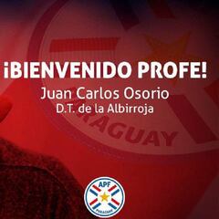 Oficial: Osorio es nuevo técnico de la Selección de Paraguay