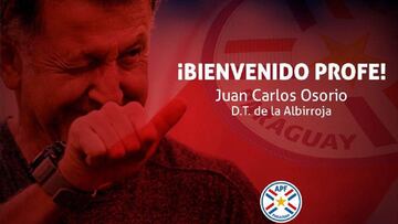 Oficial: Osorio es nuevo técnico de la Selección de Paraguay