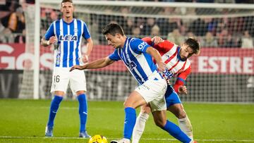 Momento del Girona - Alav¨¦s de LaLiga EA Sports.