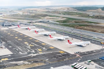 Situado en el Distrito de Arnavutköy, un distrito de Estambul, Turquía, situado en la parte europea de la ciudad. Es el tercer aeropuerto internacional que se construye en Estambul después del Aeropuerto Internacional Atatürk y el Aeropuerto Internacional Sabiha Gökçen, y es el principal aeropuerto internacional que sirve a la ciudad.