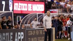 Zidane, durante el Real Madrid-Atl&eacute;tico (3-7) de Estados Unidos.