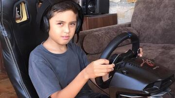 Con 10 años sorprendió a un adulto venciéndolo en carrera de karting e-Sports