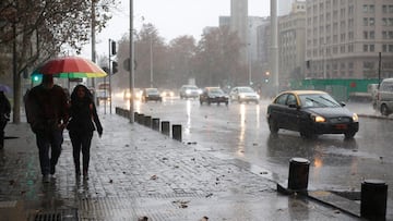 Lluvia en Santiago: actualizan los días y la cantidad de agua que caerá en la región Metropolitana
