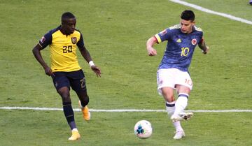 Partido de la Selección Colombia ante Ecuador en Quito
