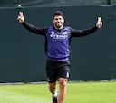 Agüero se vuelve a entrenar tras su lesión de rodilla
