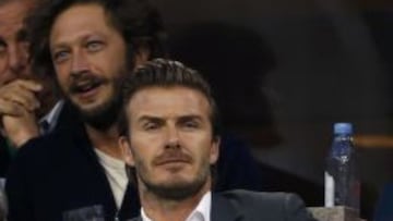 Beckham, presencia la pasada final del US Open de tenis con victoria de Rafa Nadal sobre Novak Djokovic.