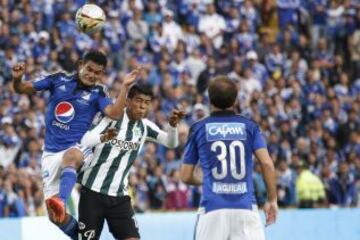 Millonarios recibió a Nacional en el estadio El Campín en el partido más importante de la jornada 18 de la Liga Postobón. Camilo Vargas fue la figura del compromiso.