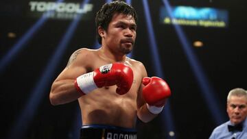 El peleador filipino sintió incomodidad tras la pelea en la que derrotó a su rival estadounidense, por lo que tuvo que ser revisado por un médico