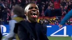 El baile de Vinicius en el Metropolitano: protagonista de los memes del derbi