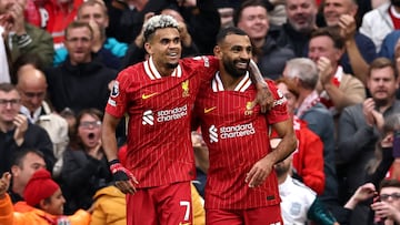 Luis Díaz, uno de los jugadores que elogia Arne Slot en Liverpoo.