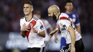 El equipo millonario fue muy superior a la Academia y con goles de Pratto, Palacios y Borré logró el pase a cuartos de final de la Copa Libertadores.