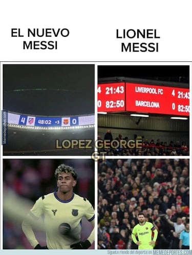 La derrota del Barça, el Atleti, el Madrid... Los memes más divertidos de la jornada